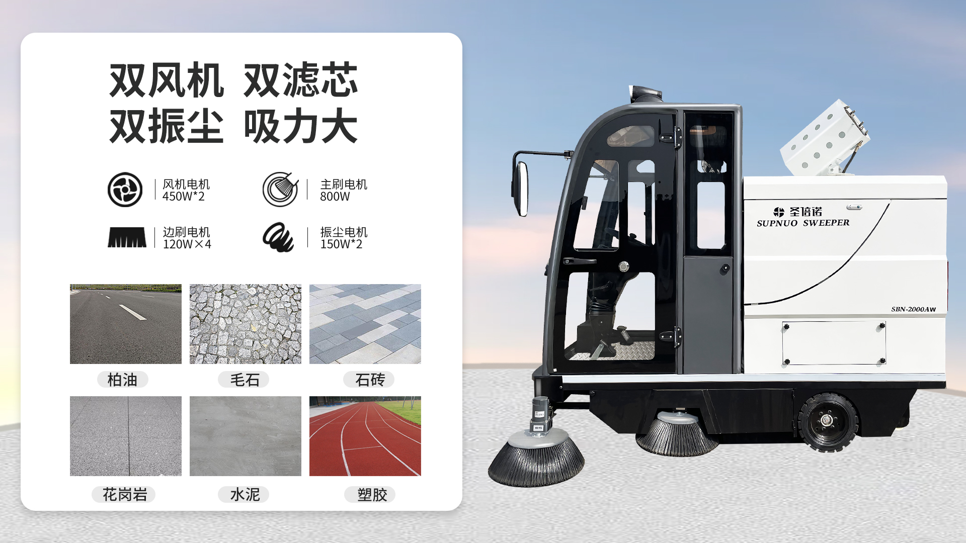 博尔塔拉蒙古电动扫地车在机场清洁中的应用